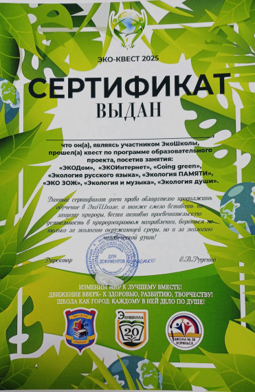 ЭКОквест-путешествие в страну экологии, творчества и здоровья.
